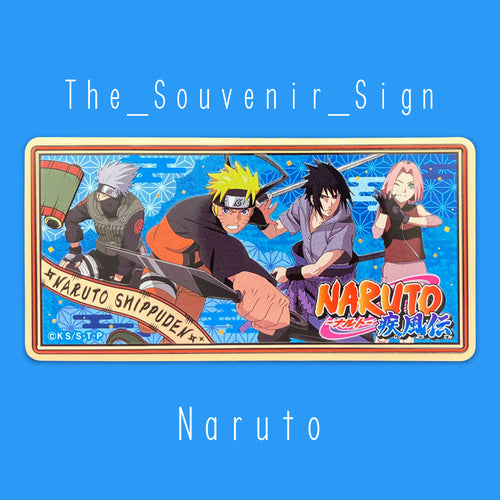 NARUTO B Japanese-style Blue Magnet