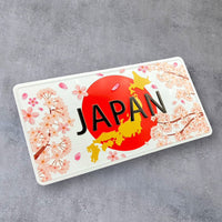 日の丸 A 桜と日本地図