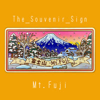 Mt. Fuji J Winter Magnet