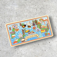 Nagasaki D Map Magnet