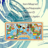 Nagasaki D Map Magnet