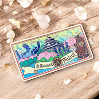 Okayama C Okayama castle Magnet